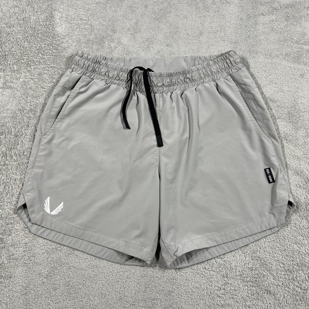 ASRV Shorts Mens Medium Gray Lined Athletic Performance Training Gym DSG-0560